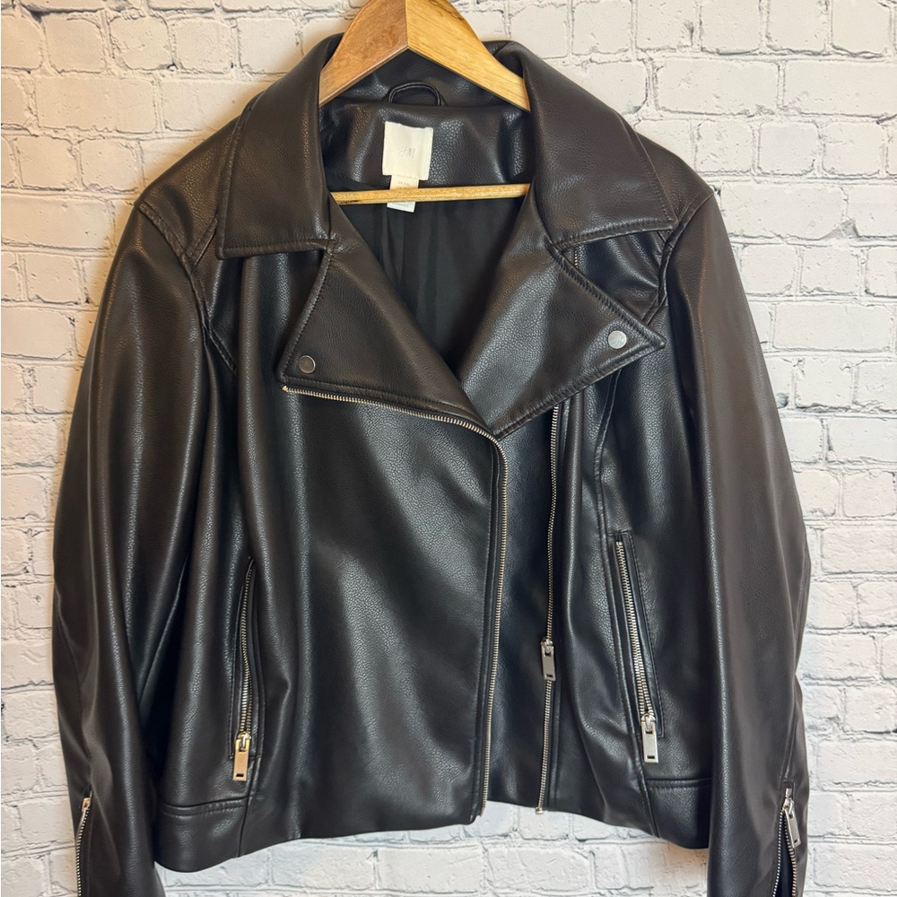 Women's Black Leather Jacket